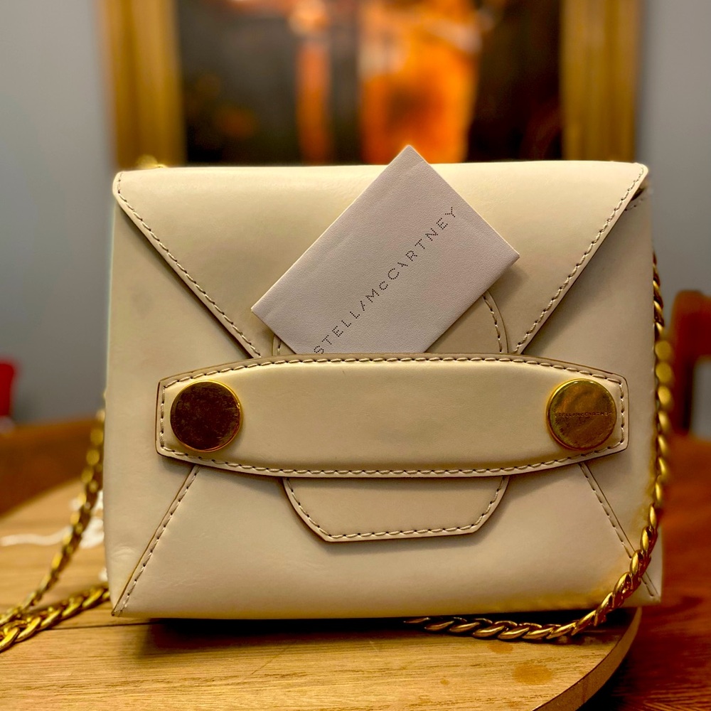 Stella McCartney Shoulder Bag  White Leather 434137
